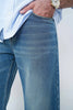 Dark Blue Straight Fit Jeans