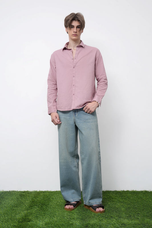 Dust Rose Linen Shirt
