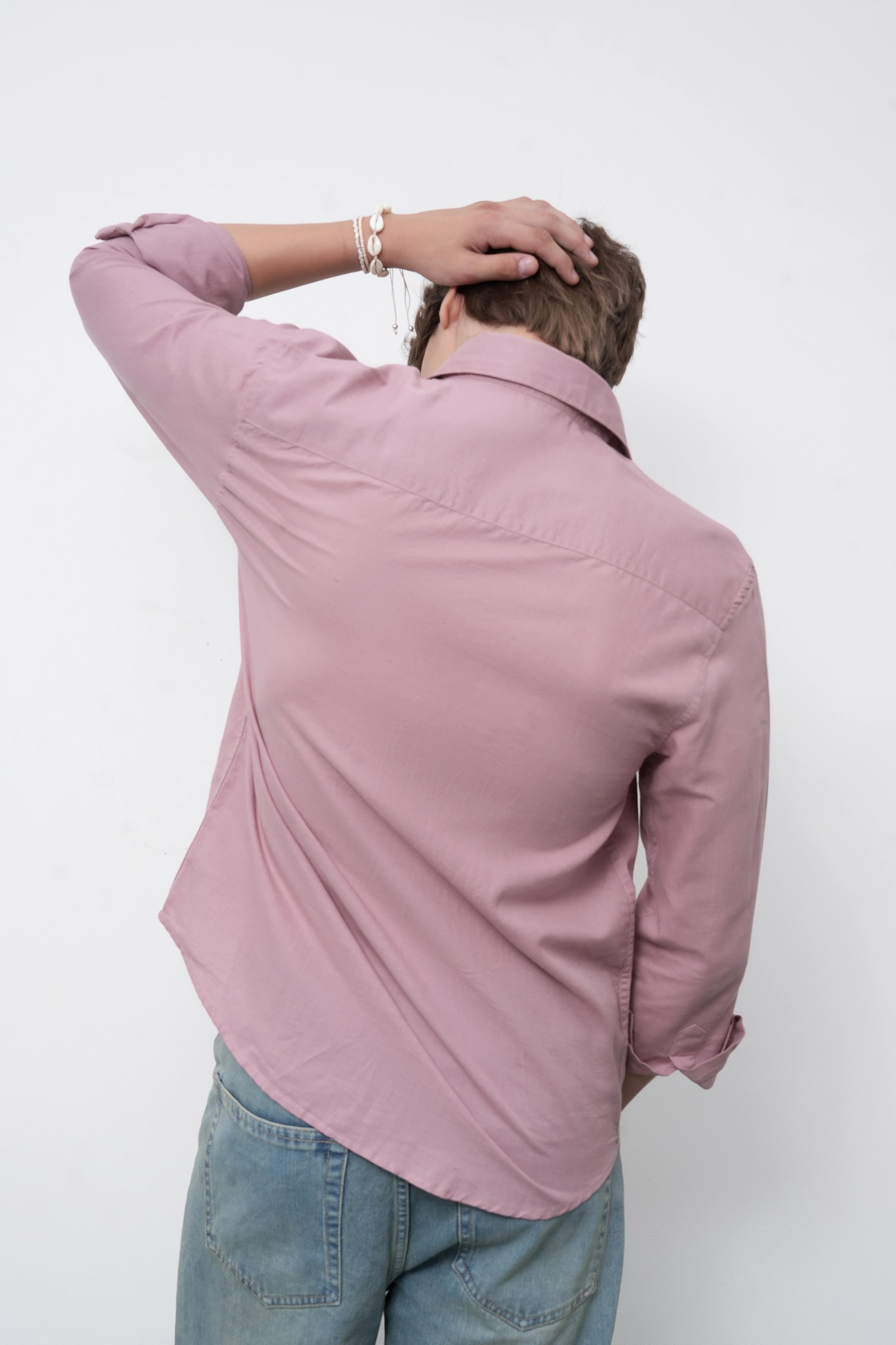 Dust Rose Linen Shirt