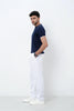 Signature Knit Polo T-Shirt - Navy Blue