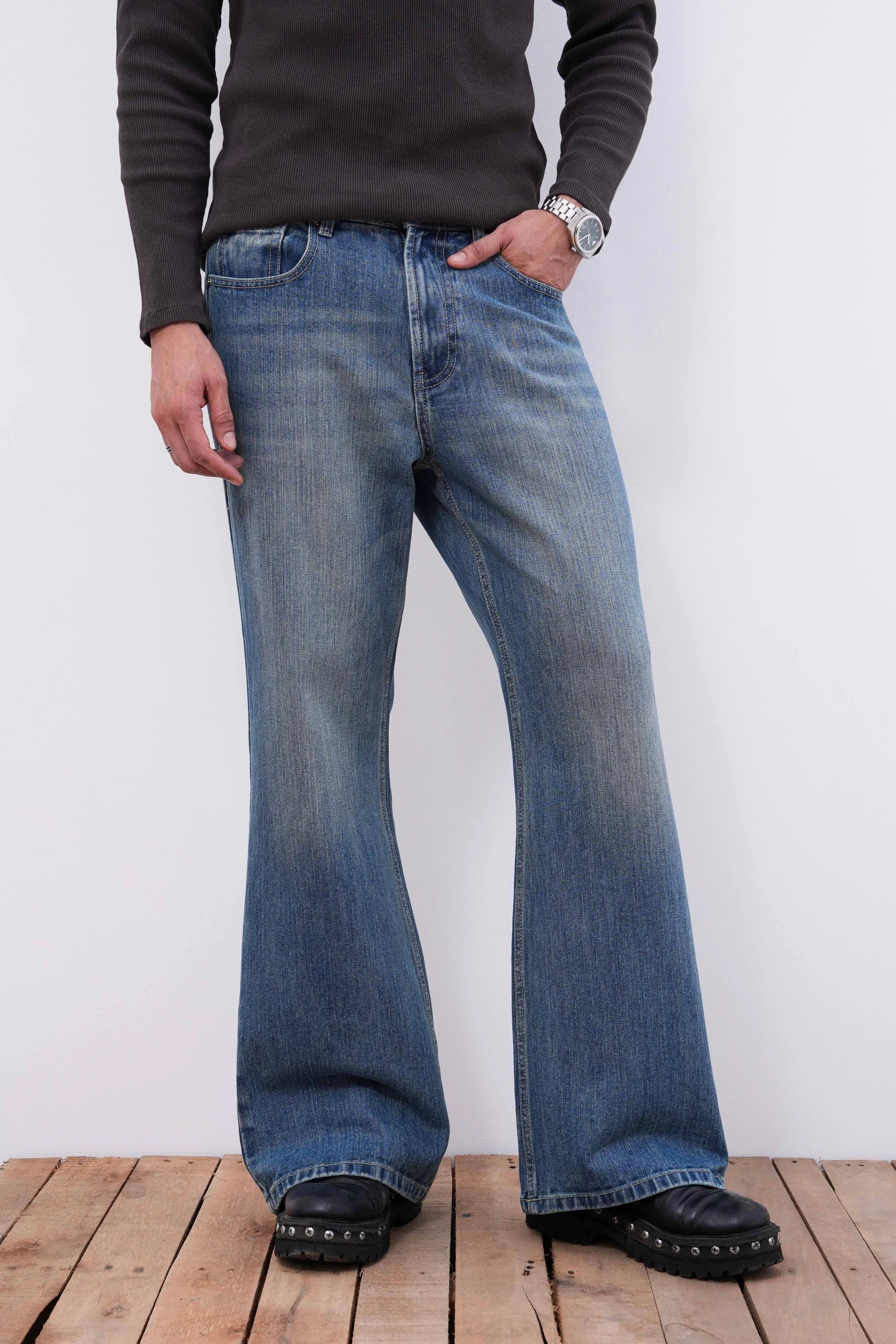 Iceberg Flare Fit Jeans