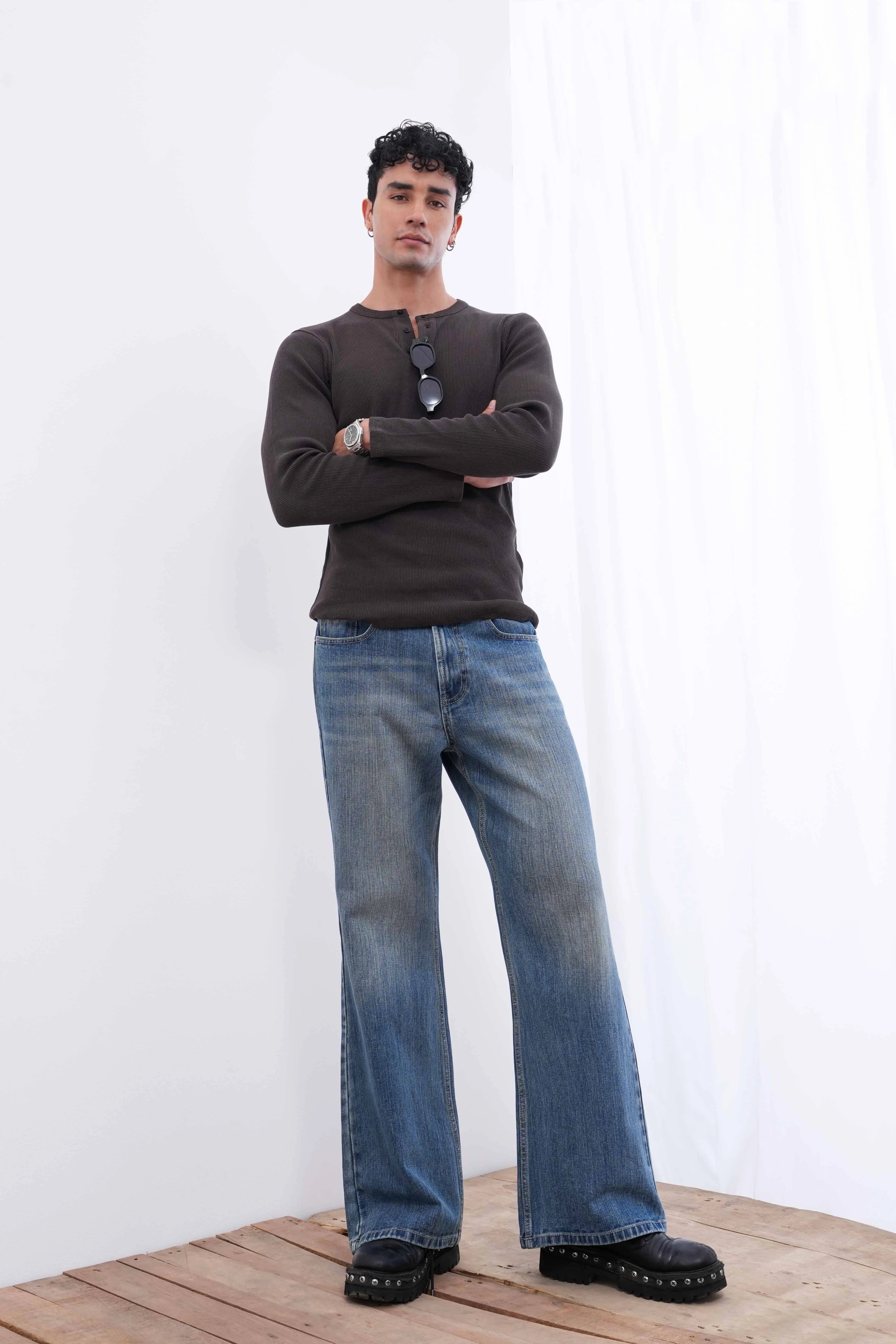 Iceberg Flare Fit Jeans