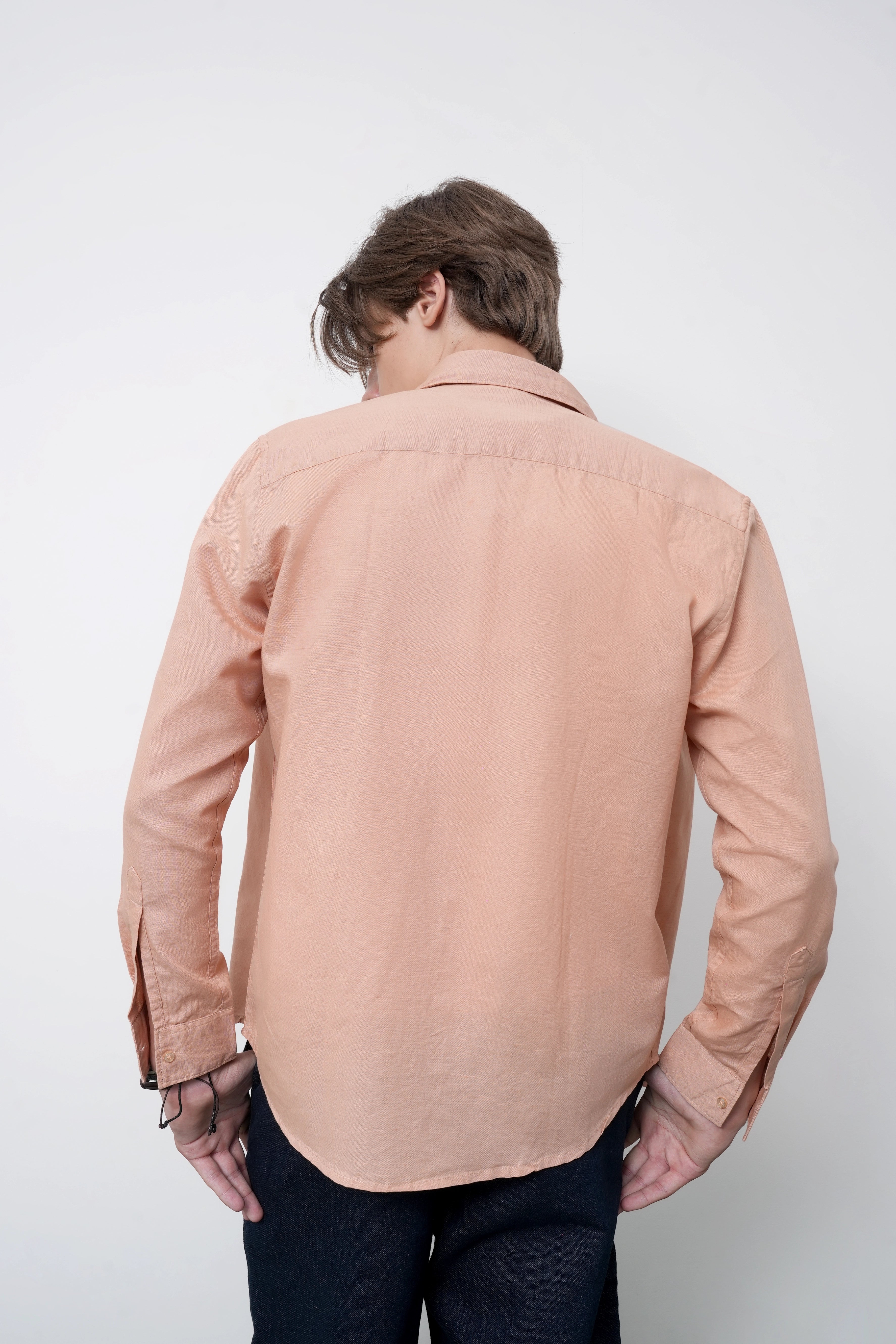 Clay Rust Linen Shirt