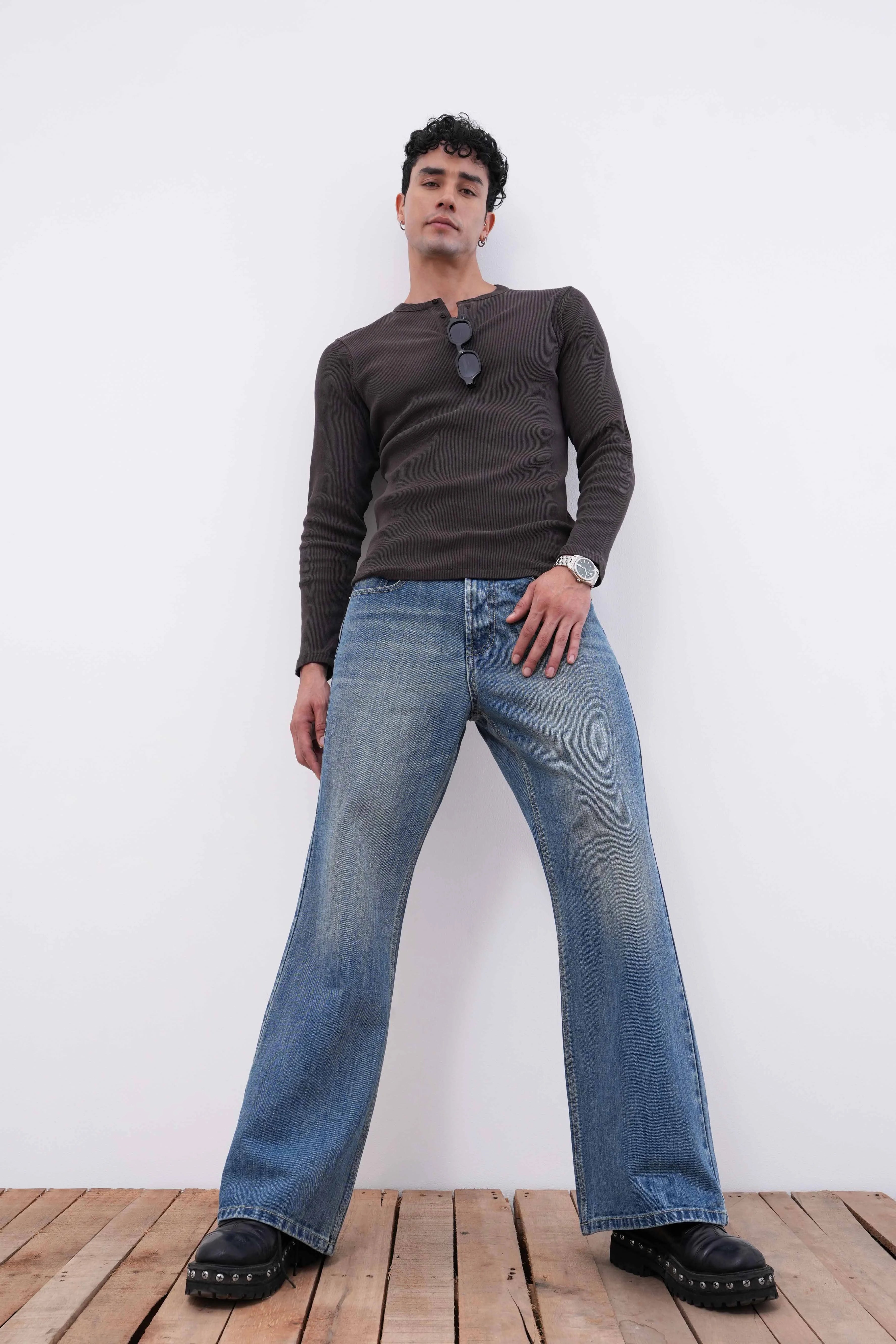 Iceberg Flare Fit Jeans