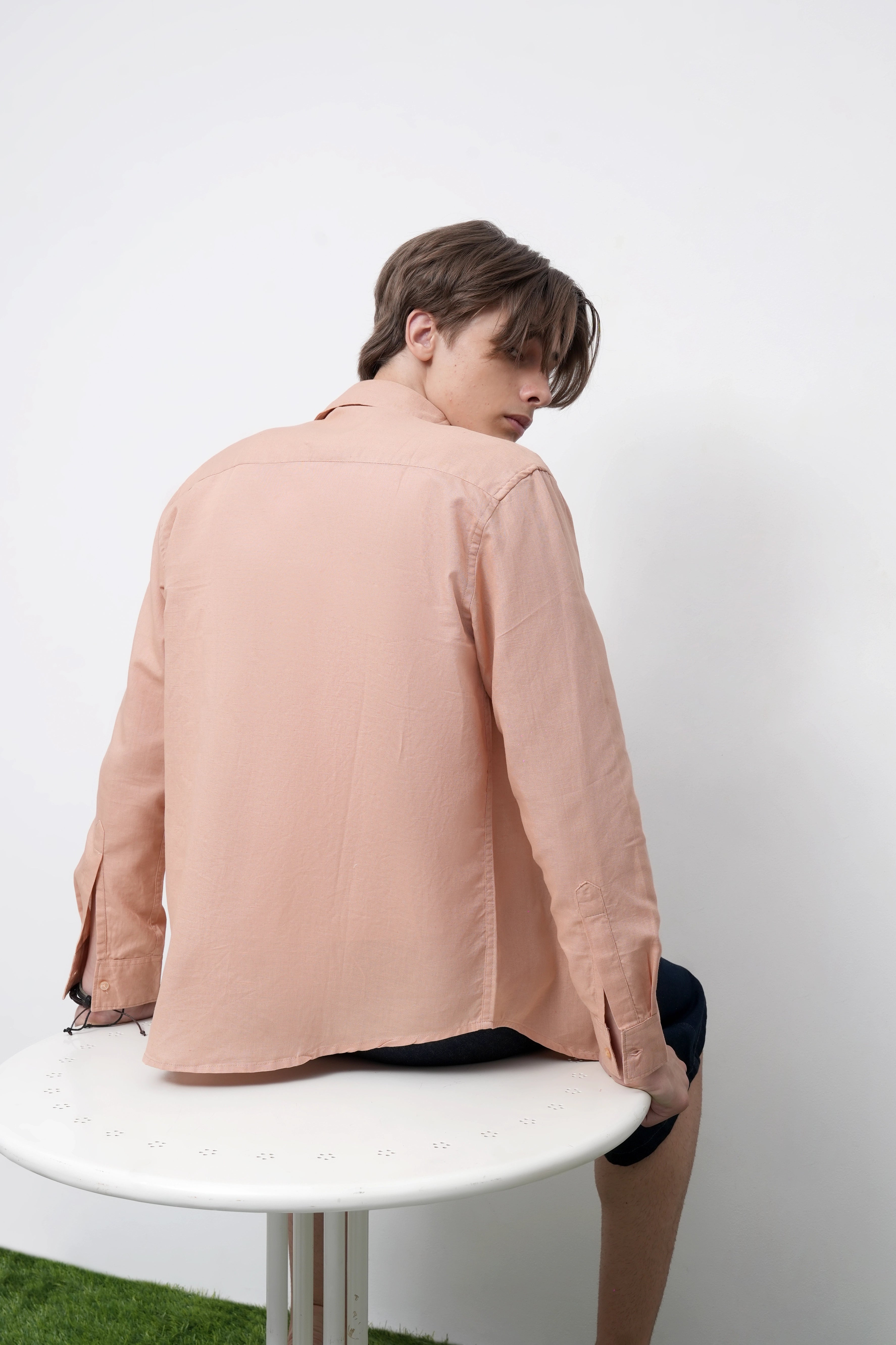Clay Rust Linen Shirt