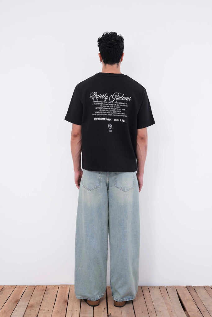 Dusty Sky Blue Baggy Fit Jeans