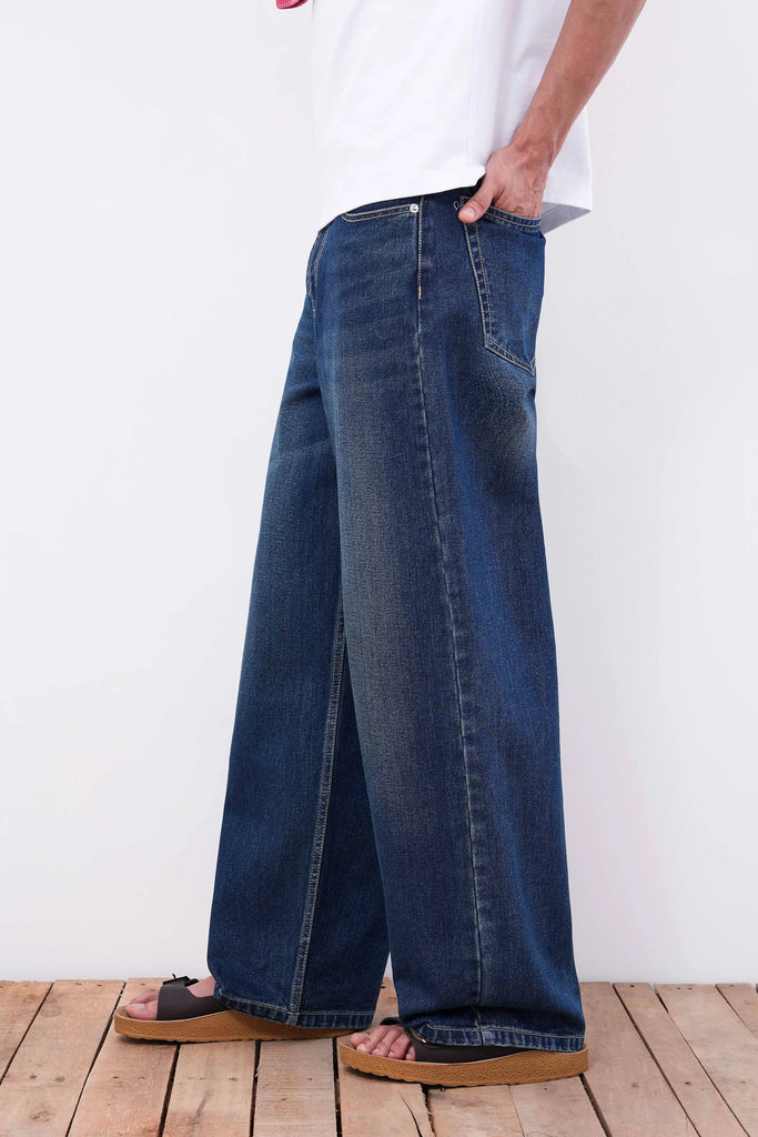 Oxford Blue Baggy Fit Jeans