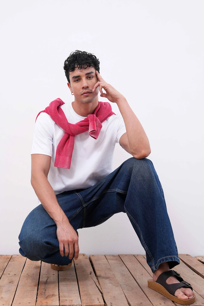 Oxford Blue Baggy Fit Jeans