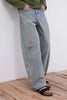 Sunfade Blue Baggy Fit Jeans