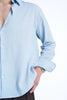 Riviera Blue Crisp Cotton Shirt
