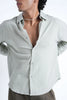 Cypress Green Crisp Cotton Shirt