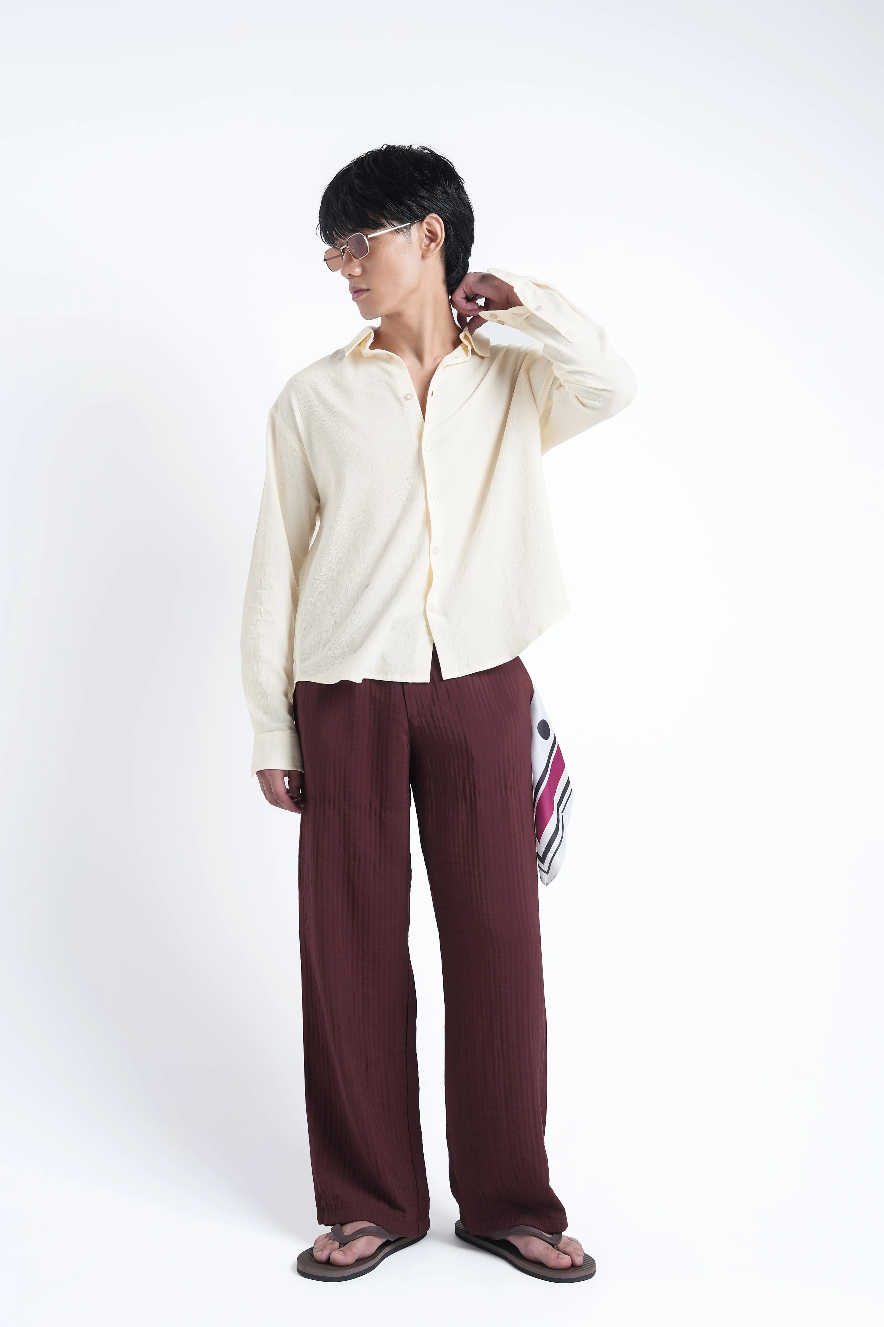 Limone Yellow Crisp Cotton Shirt