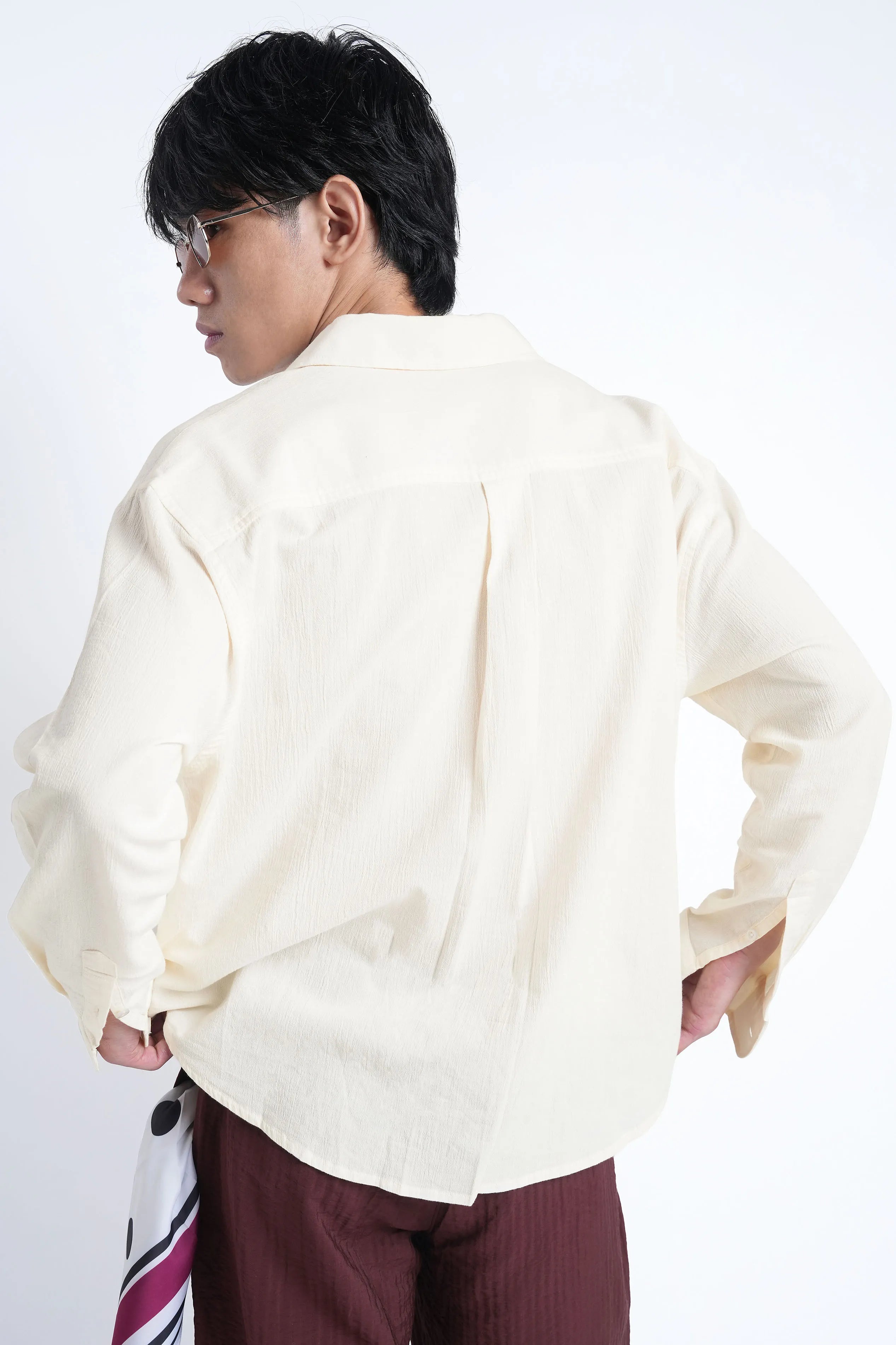 Limone Yellow Crisp Cotton Shirt