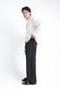 Black Linen Drawstring Pants