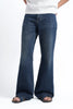 Cloud Blue Flare Fit Jeans