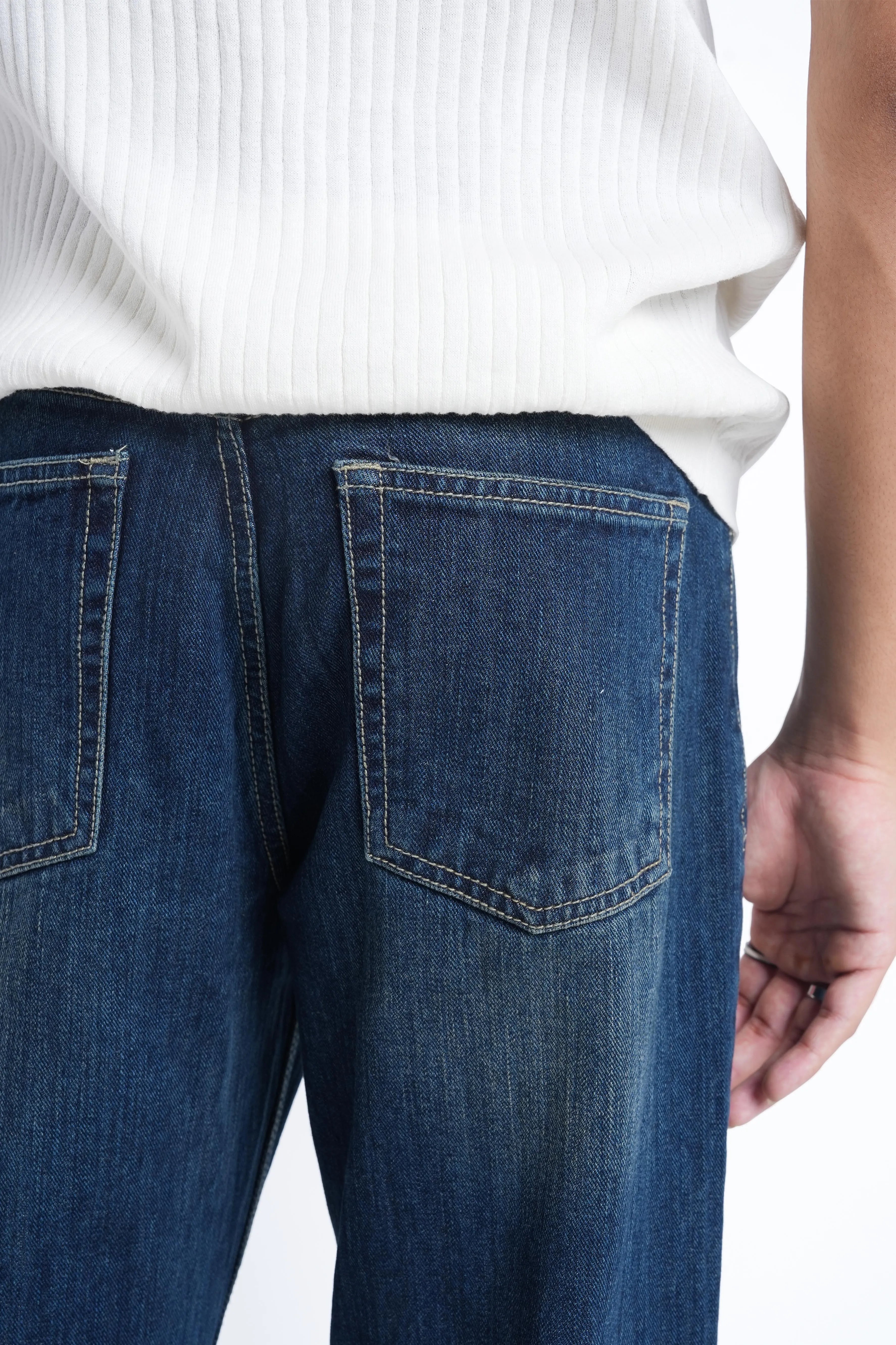 Cloud Blue Flare Fit Jeans
