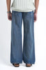 Slate Blue Loose Straight Fit Jeans