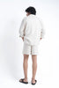Natural Linen Drawstring Shorts