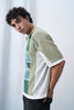 Brooklyn Varsity Boxy Oversized Knit T-shirt Green