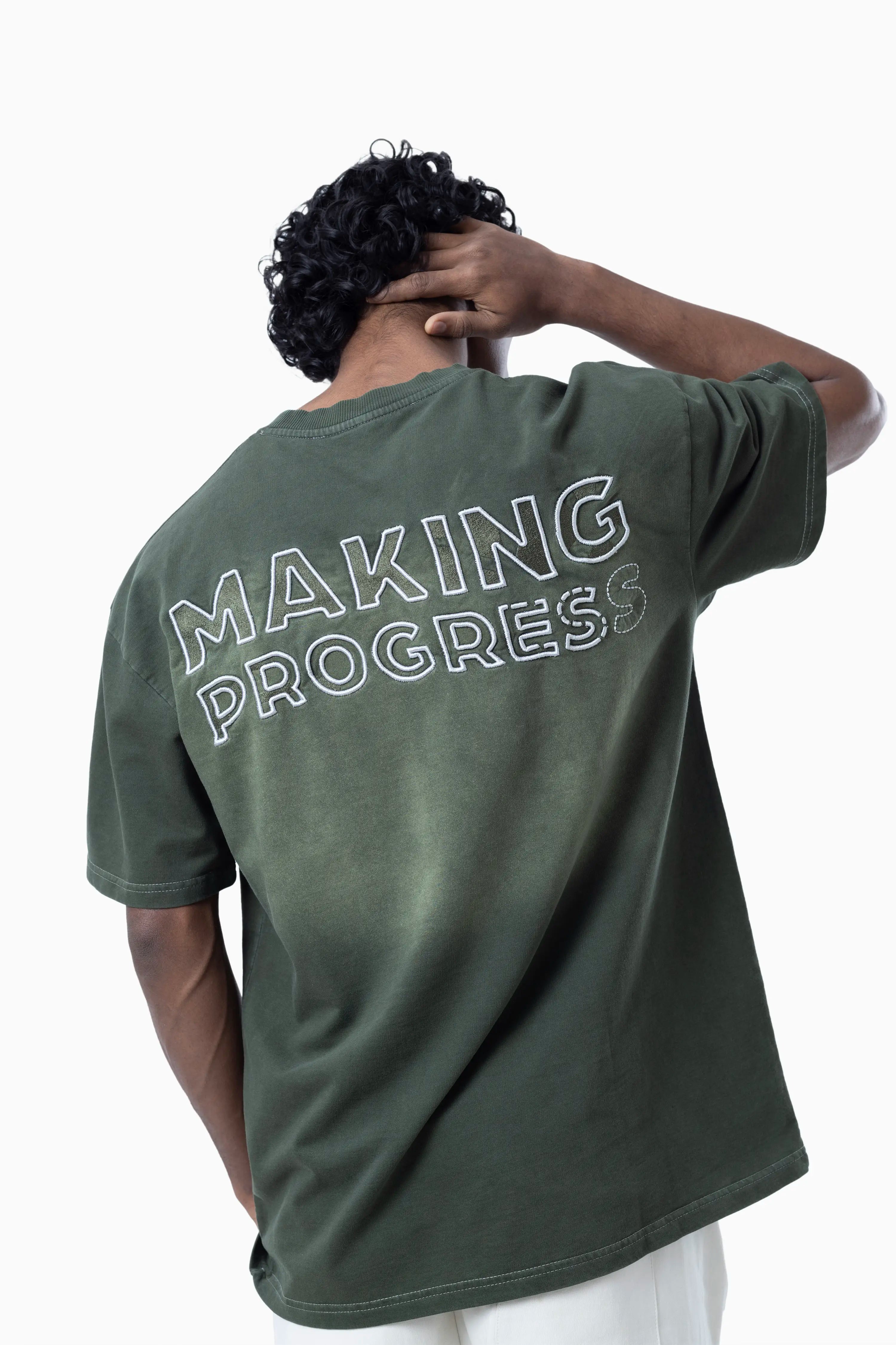 Making Progress Embroidery Tshirt