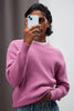 Flamingo Pink Oversized Knitwear