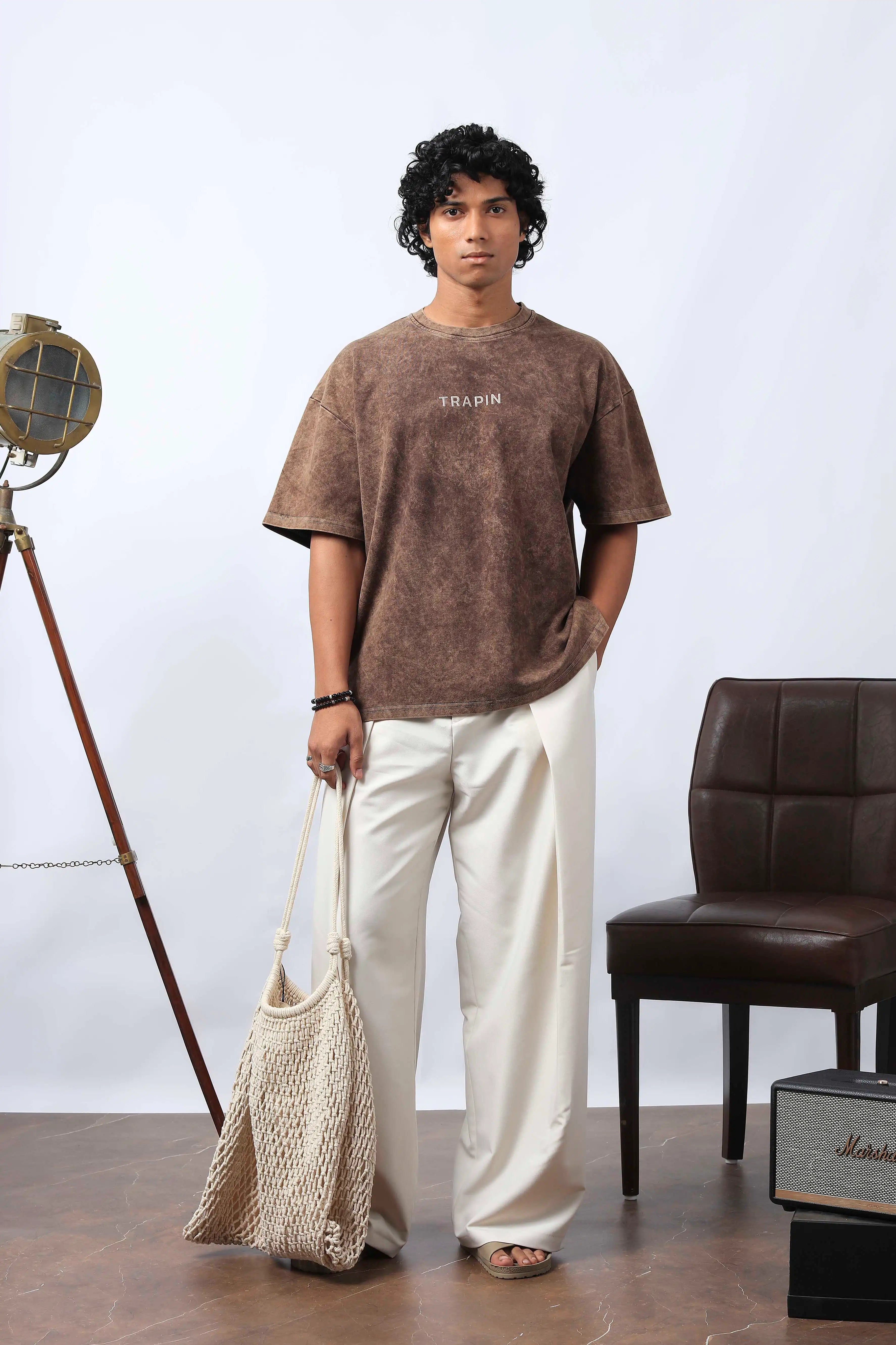 Chestnut Brown Boxy Tshirt