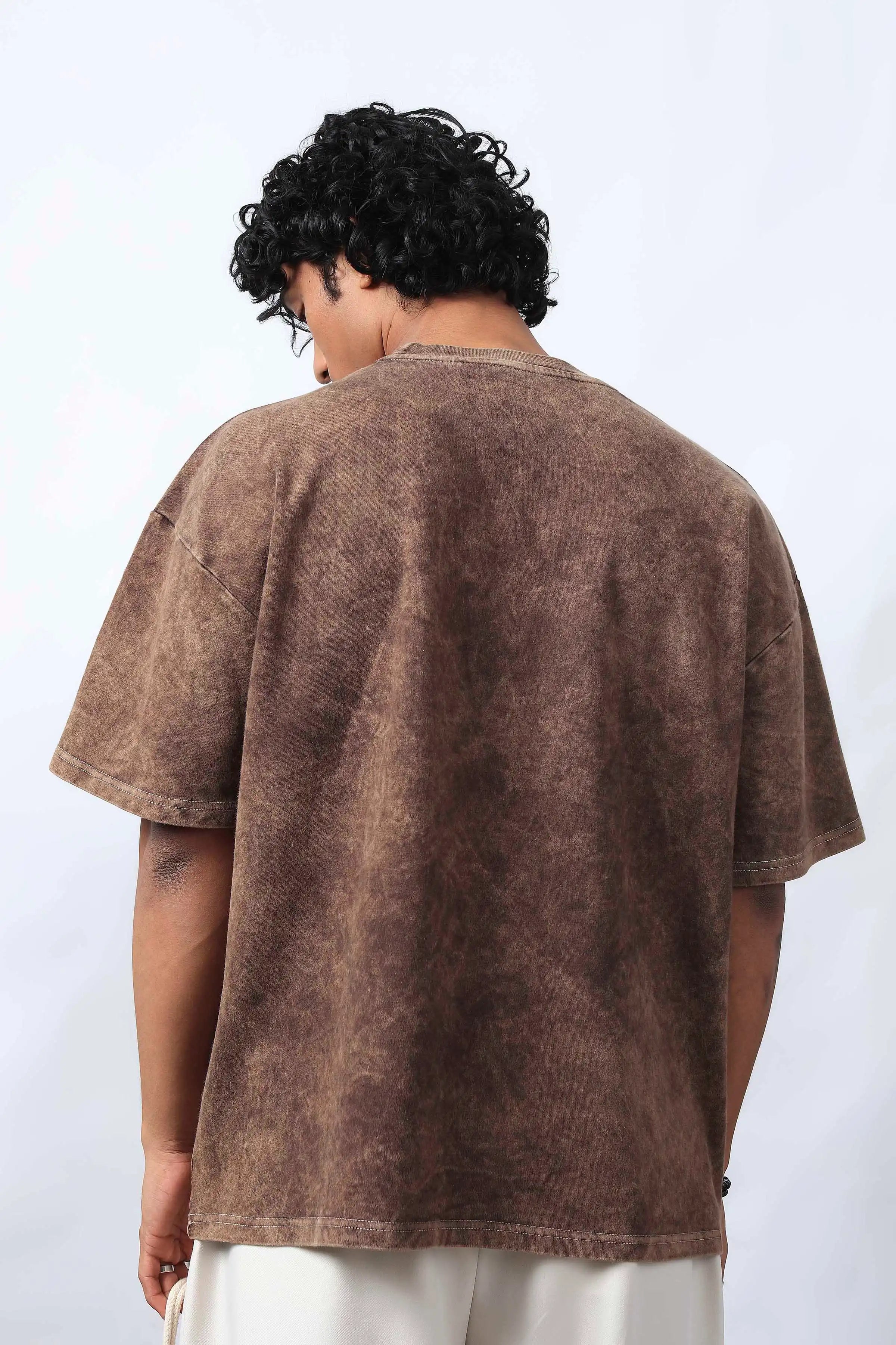 Chestnut Brown Boxy Tshirt