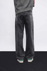 Charcoal Black Skater Fit Jeans